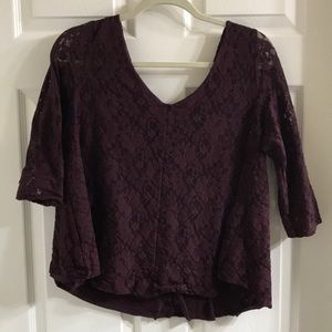 Purple American Eagle top